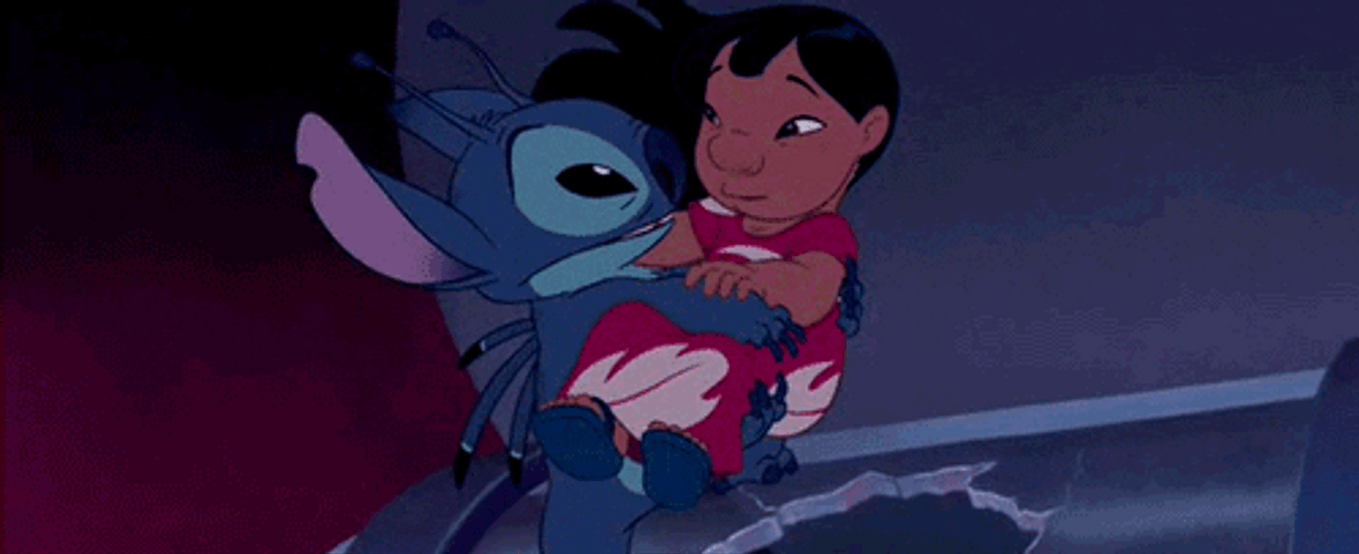 Lilo And Stitch Hugs And Kisses GIF