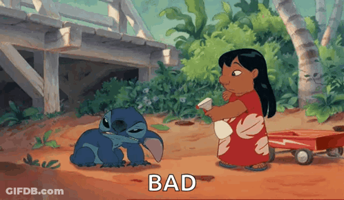 Lilo And Stitch With Bad GIF