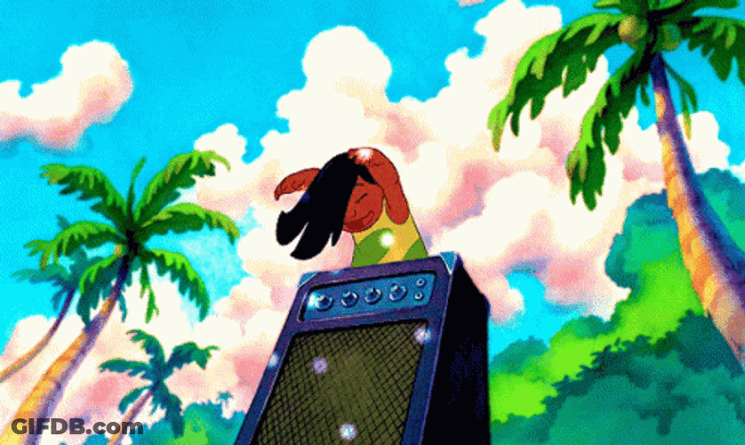 Lilo Dancing On Speaker GIF