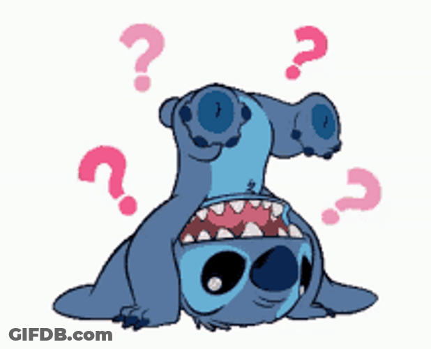 Lilo Headstand Upside Down Question Mark GIF