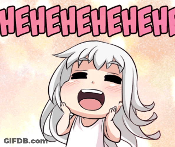 Lily Line Sticker Hehe GIF