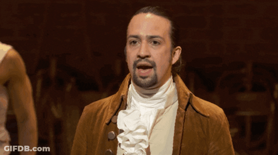 Lin Manuel Miranda Hamilton Serious Speaking GIF