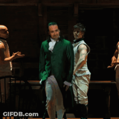 Lin Manuel Miranda Hamilton Tiptoe GIF