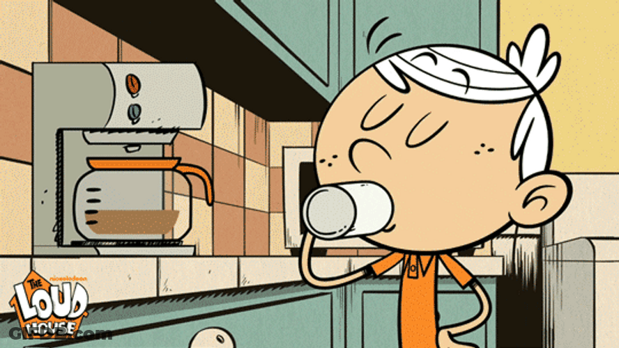 Lincoln Loud House Spit Take GIF
