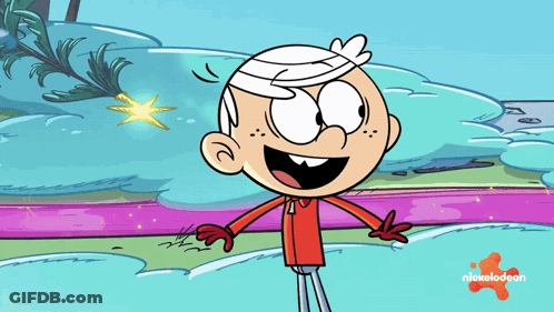 Lincoln Loud Standing In Water GIF