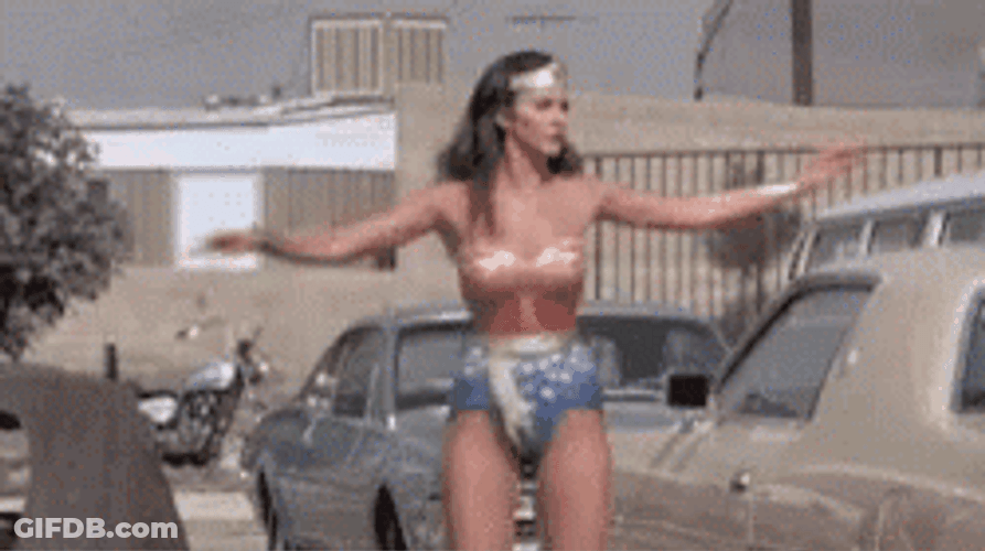 Linda Carter Wonder Woman Transformed GIF