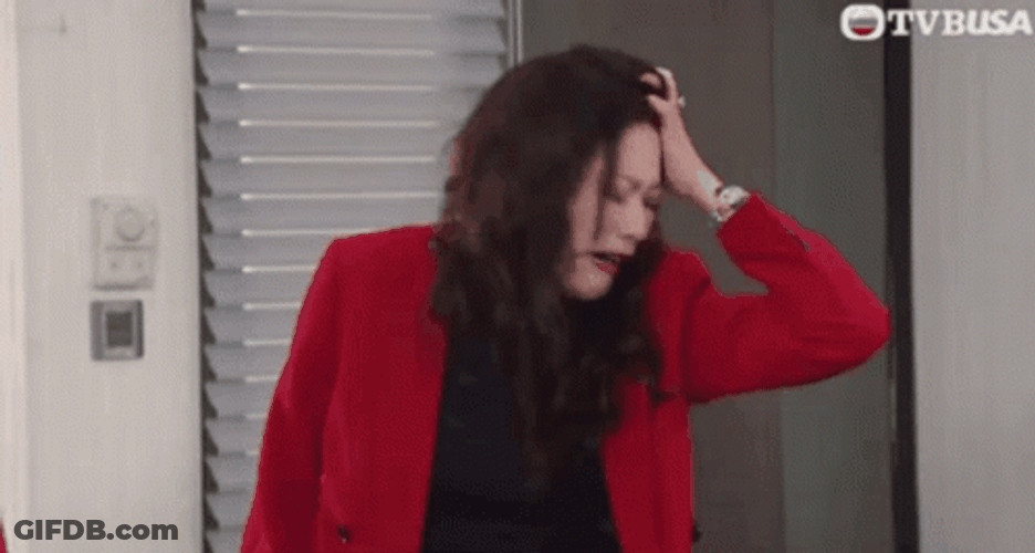 Linda Lung Pulling Hair Out GIF