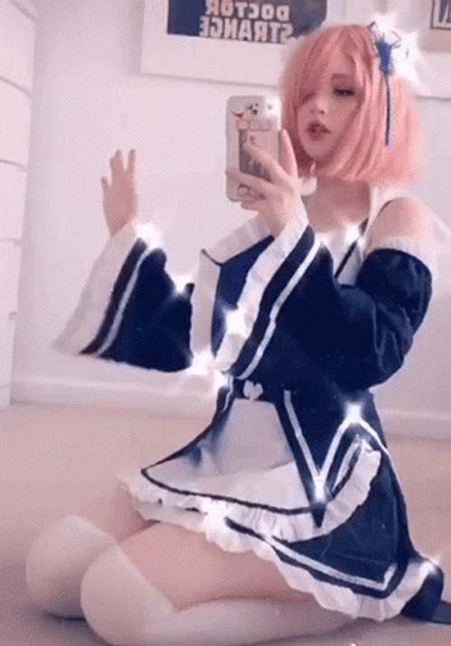 Linda Maid Sama Pretty Cosplay GIF