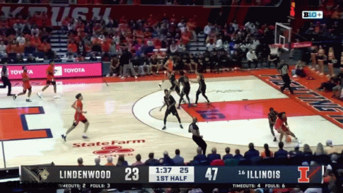 Lindenwood Vs Illinois Basketball GIF