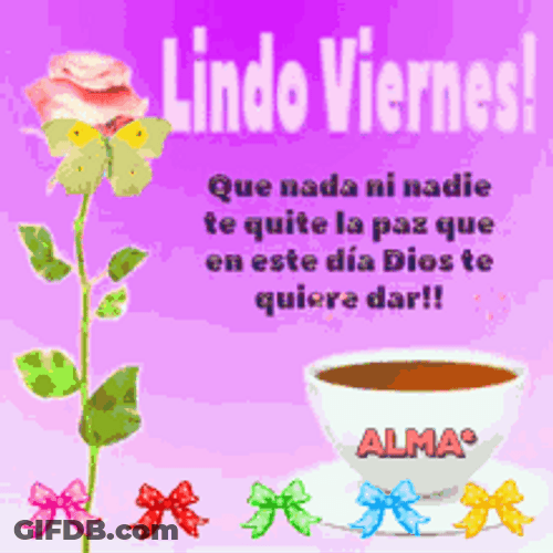 Lindo Viernes Que Nada Ni Nadie Message GIF