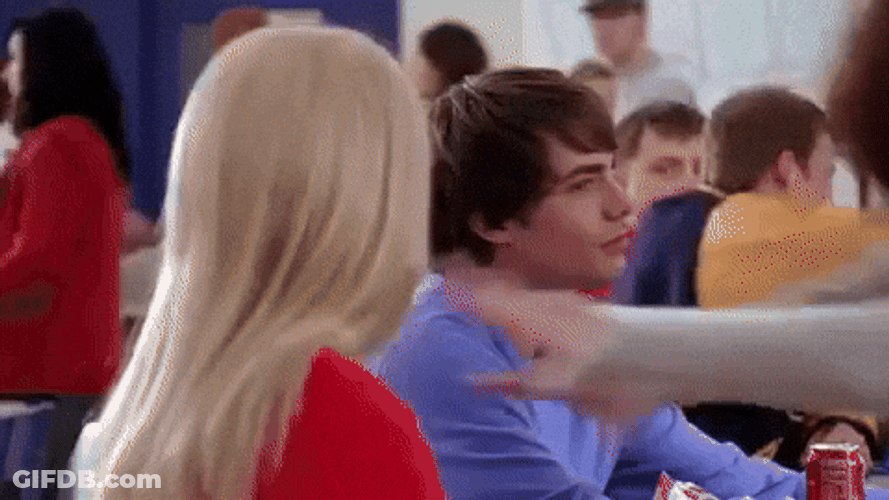 Lindsay Lohan Diving Fierce Fight Mean Girls GIF