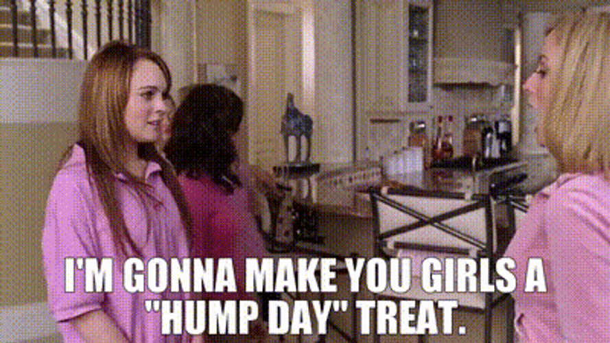 Lindsay Lohan Is In For Hump Day Treat GIF