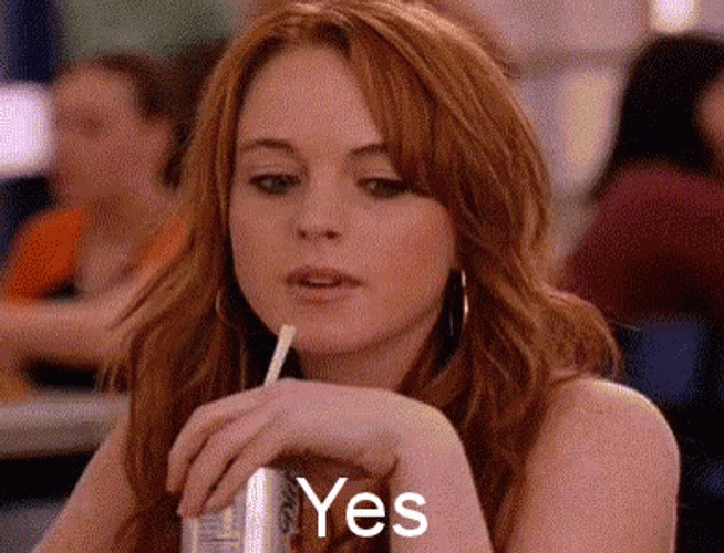 Lindsay Lohan Oh Yes GIF