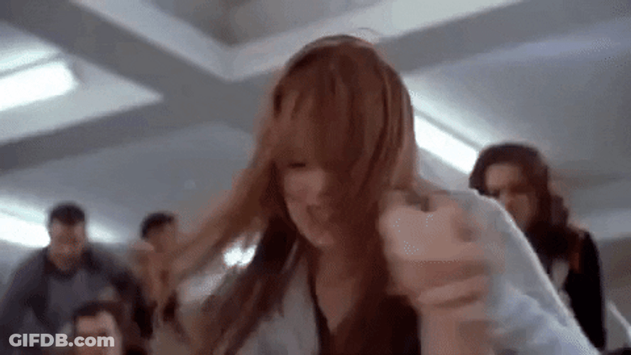 Lindsay Lohan Slapping Girl Fight GIF