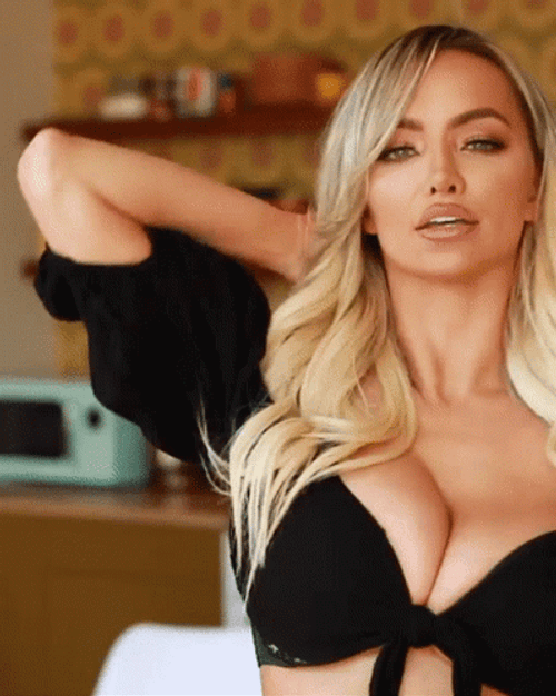 Lindsey Pelas Bouncy Hair GIF