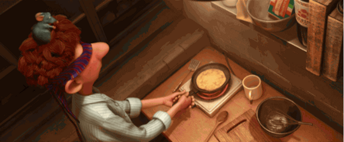 Linguini Cooling Ratatouille GIF