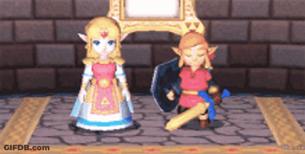 Link Between Worlds The Legend Of Zelda Game GIF