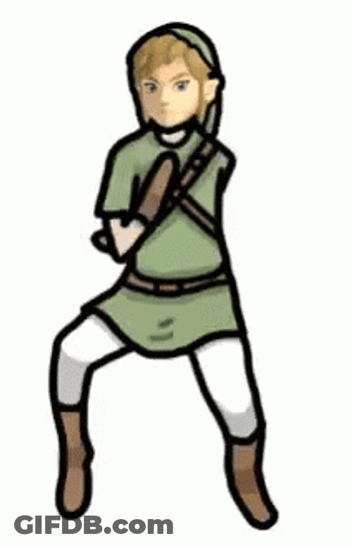 Link Elf Dancing Zelda GIF