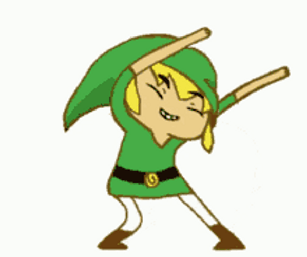 Link Legend Of Zelda Cartoon Dancing Adventure Time GIF