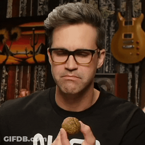 Link Neal Holding A Meatball GIF