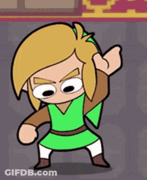 Link The Legend Of Zelda Animated Funny Dance GIF