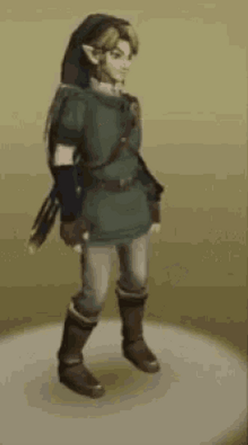 Link The Legend Of Zelda Awkward Hip Dance GIF