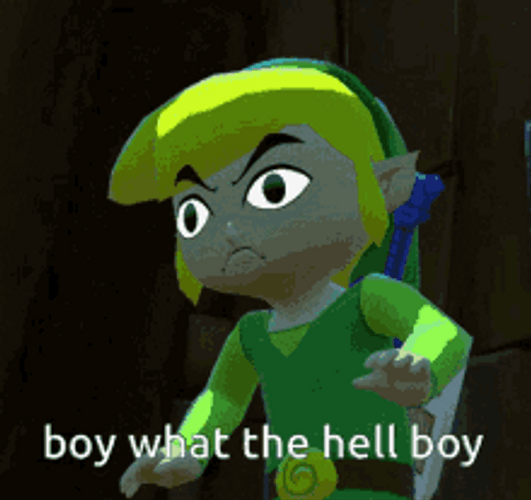 Link The Legend Of Zelda Cartoon Scared Nervous GIF