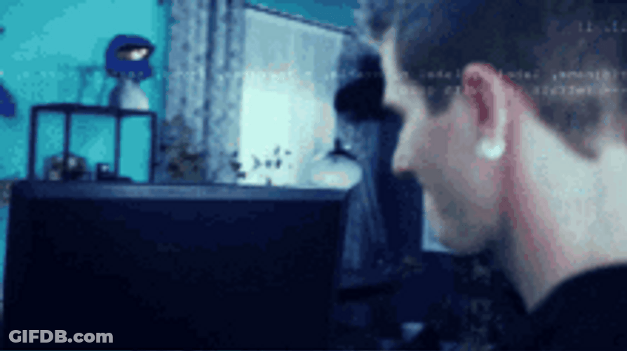 Linus Gabriel Sebastian Smile Hacking GIF