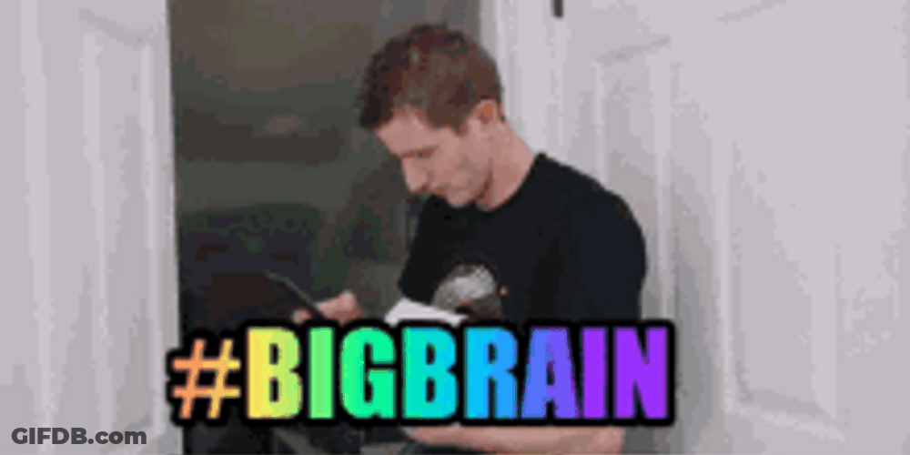 Linus Tech Tips With Big Brain GIF