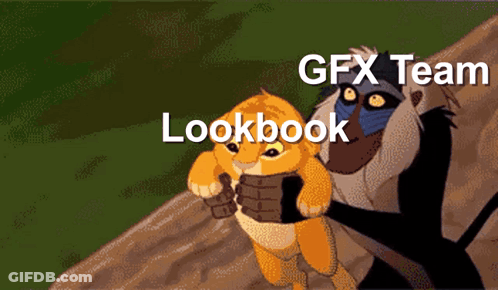 Lion And Monkey GFX Team Lookbook GIF