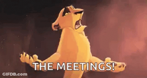 Lion Cub Yelling At Meeting GIF