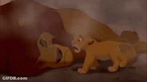 Lion Face With Flames Coming Out Of Mane GIF