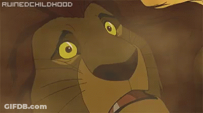 Lion Face With Ruinedchildhood GIF