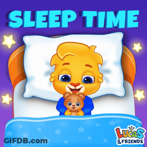 Lion Holding Teddy Bear Lucas & Friends GIF