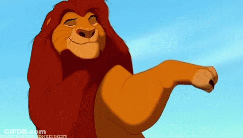 Lion King Lion Smiling And Dancing GIF