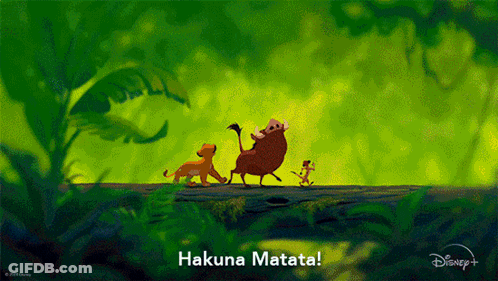 Lion King Poster Hakuna Matata GIF
