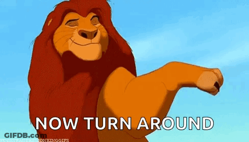 Lion King Smiling And Flexing Muscles GIF