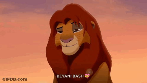 Lion King Smiling With Beyani Bash GIF