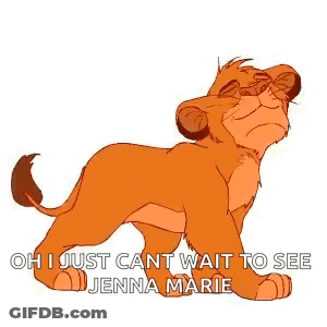Lion Oh I Just Can't Wait To See Jenna Marie GIF