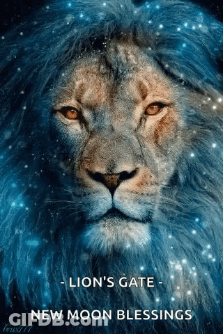 Lion's Gate New Moon Blessings GIF