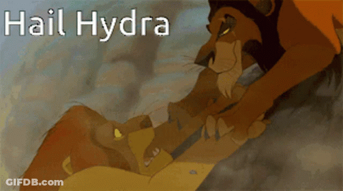 Lion Saying Hail Hydra GIF