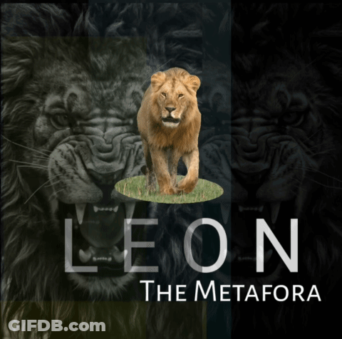 Lion With Words Leon The Metafora GIF