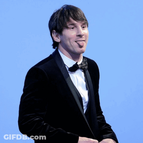 Lionel Messi Baby Goat Sticking Tongue Out GIF
