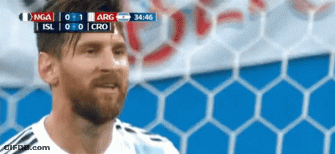 Lionel Messi Free Kick Fixing Hair GIF