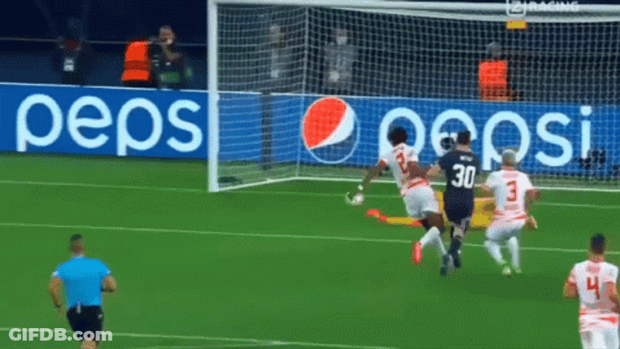 Lionel Messi Free Kick High Five GIF