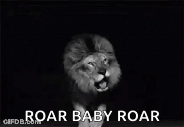 Lions Roaring Baby GIF
