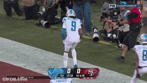 Lions Vs 49Ers Fox Championship Football Game GIF