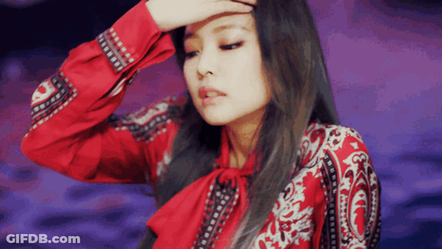 Lip Bite Jennie GIF