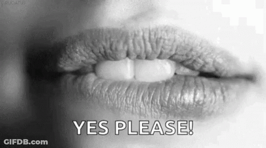 Lip Bite Yes Please GIF