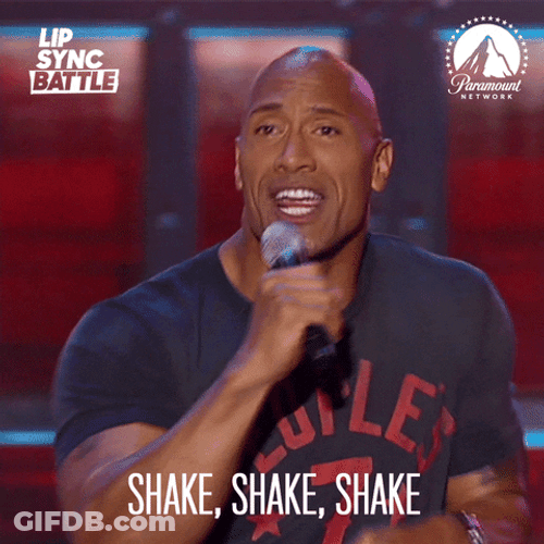 Lip Sync Battle Shake Dwayne Johnson GIF